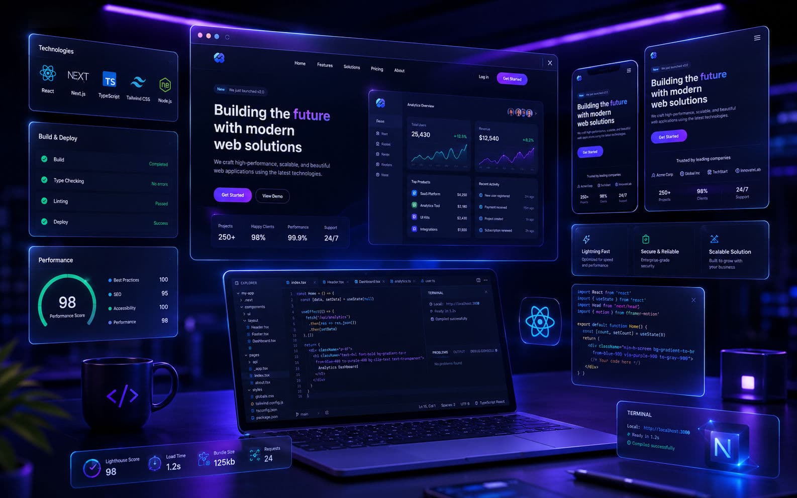 Website Development by GT TechDiveX